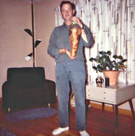 Photo of Lloyd Hammond with carrot